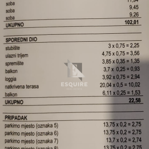 BIBINJE - PRILIKA Trosoban stan s 4 parkirna mjesta, mogućnost podjele u dva stana - 149m2
