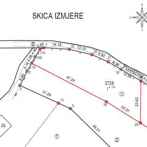 Bizek, ulica Poreščina - građevinsko zemljište 1.164 m²