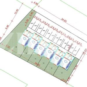 BREZOVICA, PRODAJA, 12  KUĆA U NIZU, 89 M2 +  PM + VRT, NOVOGRADNJA