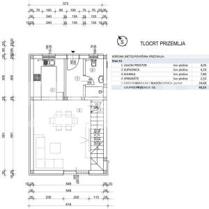 BREZOVICA, PRODAJA, 12  KUĆA U NIZU, 89 M2 +  PM + VRT, NOVOGRADNJA