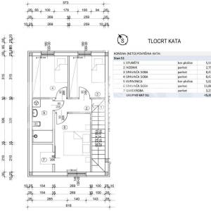 BREZOVICA, PRODAJA, 12  KUĆA U NIZU, 89 M2 +  PM + VRT, NOVOGRADNJA