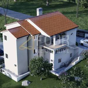 Čavle, novogradnja, 284.67m2, kuća s dva stana i garažom