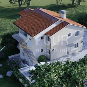 Čavle, novogradnja, 284.67m2, kuća s dva stana i garažom
