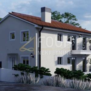 Čavle, novogradnja, 284.67m2, kuća s dva stana i garažom