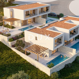 Crikvenica, kuća 109 m2, bazen, pogled na more