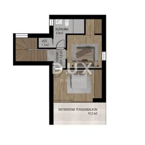 Crikvenica, kuća, 72 m², bazen, pogled na more