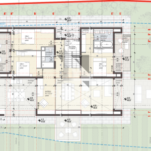 CRNO - Građevinski teren s gotovim projektom obiteljske kuće - 750m2