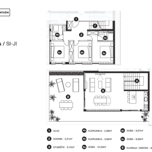 Dvoetažni Penthouse u Vrboskoj S8b