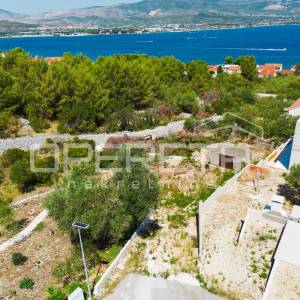 Ekskluzivno,Građevinsko zemljište 504 m², pogled more, Žedno-Trogir