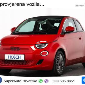 Fiat 500e 42 kWh Cabrio 118 KS, KAM+GR SJED+VIRT+NAVI