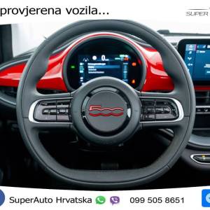 Fiat 500e 42 kWh Cabrio 118 KS, KAM+GR SJED+VIRT+NAVI