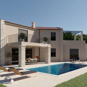 Hrvstska, Istra, Poreč Jasenovica– moderna  Vila 160m²  s Bazenom u mirnom ambijentu- na 778 m²  zemljišta