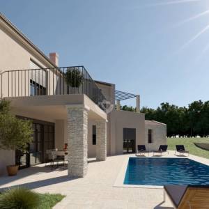 Hrvstska, Istra, Poreč Jasenovica– moderna  Vila 160m²  s Bazenom u mirnom ambijentu- na 778 m²  zemljišta
