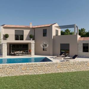 Hrvstska, Istra, Poreč Jasenovica– moderna  Vila 160m²  s Bazenom u mirnom ambijentu- na 778 m²  zemljišta