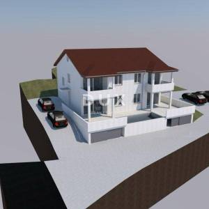 IČIĆI, POLJANE- dvije započete gradnje 900m2 s panoramskim pogledom na more + okoliš 1960m2 