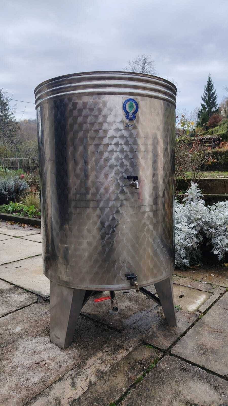INOX bačva 500L