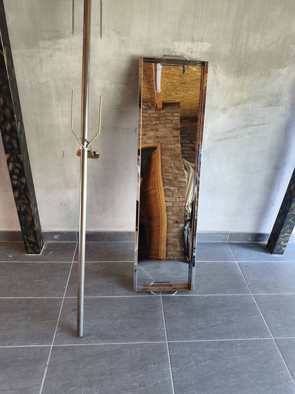 Inox ražanj i tepsija