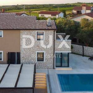 Istra, Nova Vas, luksuzna dvojna vila, 146.42 m2, bazen, terasa