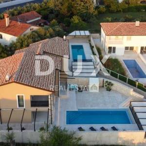 Istra, Nova Vas, luksuzna dvojna vila, 178.70 m2, bazen, terasa