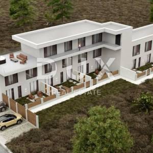 Istra, Premantura, Penthouse 1SS+DB s privatnim ulazom i prostranom terasom s pogledom na more