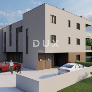 Istra, Pula, 1- sobni stan s vrtom , novogradnja, parking , spremište 