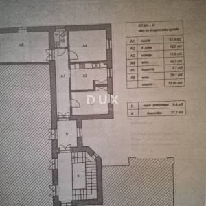 Istra, Rovinj, trosoban stan, 72m2 