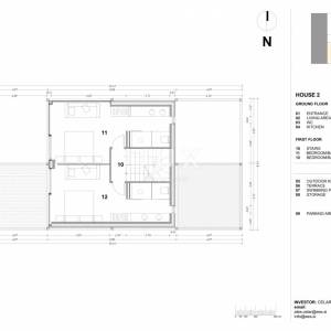 Istra, Umag, Eco vila s pogledom na more, 126 m2