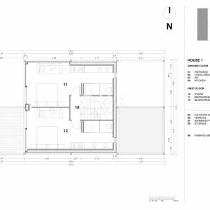 Istra, Umag, Eco vila s pogledom na more, 126 m2