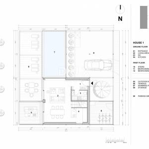 Istra, Umag, Eco vila s pogledom na more, 126 m2