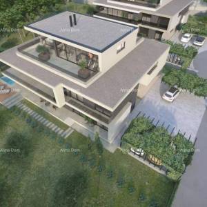 LUKSUZNA REZIDENCIJA U ROVINJU – 128 m² + 254 m² VRT, BAZEN