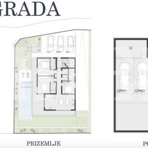 MEDULIN, LUKSUZNI APARTMANI, DVA OBJEKTA PO TRI STANA S BAZENOM