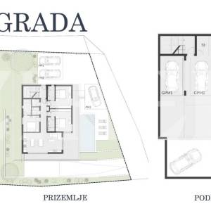 MEDULIN, LUKSUZNI APARTMANI, DVA OBJEKTA PO TRI STANA S BAZENOM