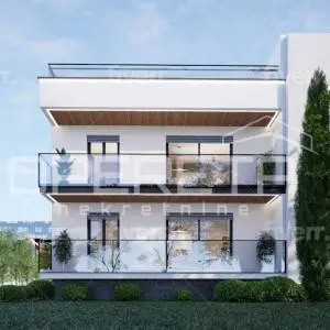 MODERAN STAN U NOVOGRADNJI – PRIZEMLJE, 2 SPAVAĆE SOBE I KROVNA TERASA S POGLEDO
