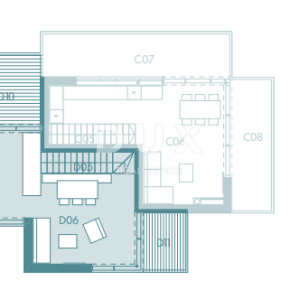 Murter, Podvrške, stan s pogledom na more, 92 m²