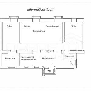 NAJAM, ZAGREB, CENTAR, Varšavska – novouređen prostor 75 m2 za stanovanje ili po