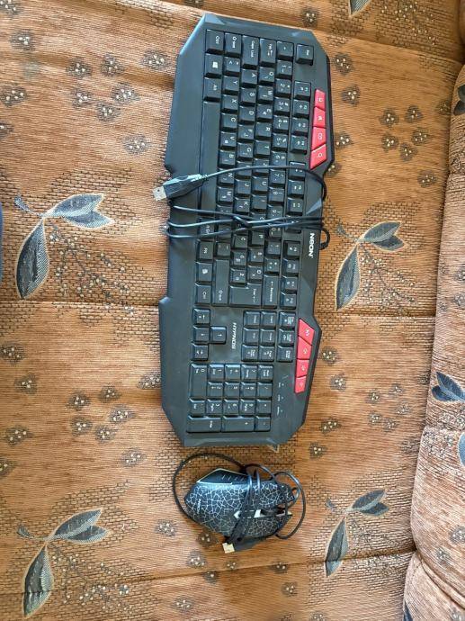 NEON Hypnos gaming komplet (Tipkovnica + Miš) (čitaj opis)