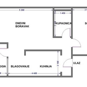 Novi Zagreb-Zapad - Savski gaj, dvosoban 46.20 m²