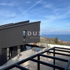 OPATIJA, SV. JELENA - villa 250m2 s panoramskim pogledom na more i bazenom + uređena okućnica 1200m2