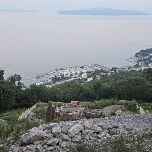 Opatija, Veprinac, građevinsko zemljište, 1.686 m², dozvola, pogled na more