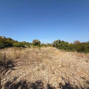 Otok Krk, Vrh, građevinsko zemljište s projektom - 2 kuće 