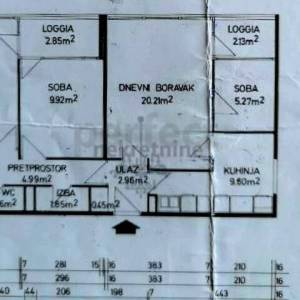 PREČKO-SIBELIUSOVA-3.5 sobni stan, 79m2, II. kat, lift, blizina Jaruna