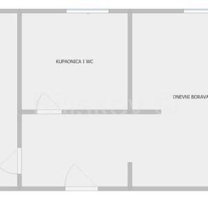 Prodaja, Špansko, uređen dvosobni stan površine 48,17m², 3kat,parking 