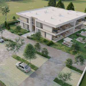Prodaja - Stan u izgradnji s vrtom i parkirnim mjestom, blizina Rovinja