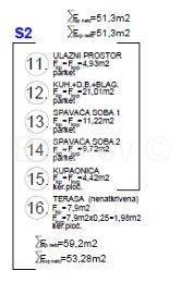 Prodaja,Murter, novogradnja, trosoban stan 53m2 na 1 katu zgrade