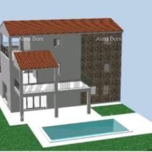 Prodaje se stara kamena kuca s zemljistem Barban idealno za kucu za odmor