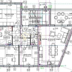 Sesvete,Kraljevečki Novaki 4-S stan(S2Z2)90,70m2 s terasom i parkingom