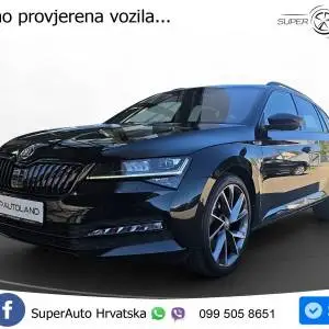 Škoda Superb Combi 2.0 TDI 4x4 Sportline 193 KS, MATRIX+ACC+4xGR SJED+KAM+HEAD