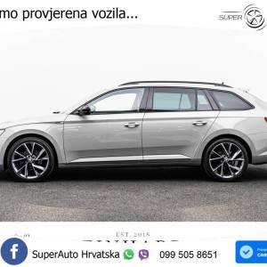 Škoda Superb Combi 2.0 TDI 4x4 Sportline 193 KS, LED+TEM+GR SJED+KAM+PDC