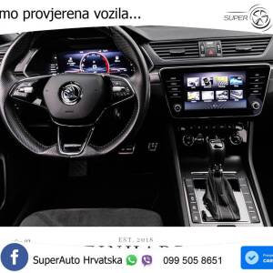 Škoda Superb Combi 2.0 TDI 4x4 Sportline 193 KS, LED+TEM+GR SJED+KAM+PDC