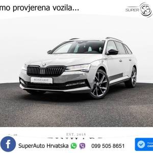 Škoda Superb Combi 2.0 TDI 4x4 Sportline 193 KS, LED+TEM+GR SJED+KAM+PDC